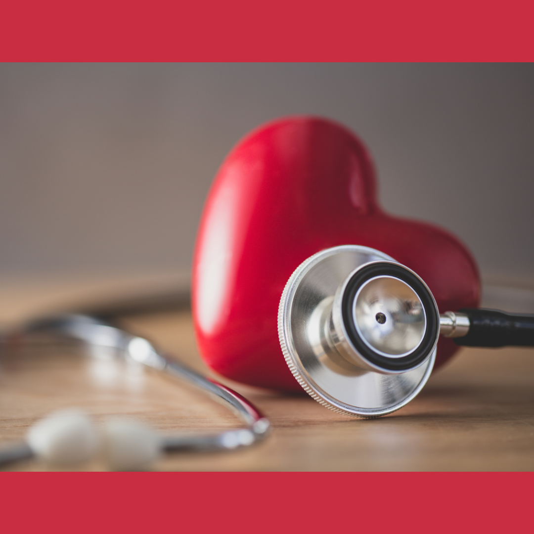 Embrace heart health - Heart and Stethoscope